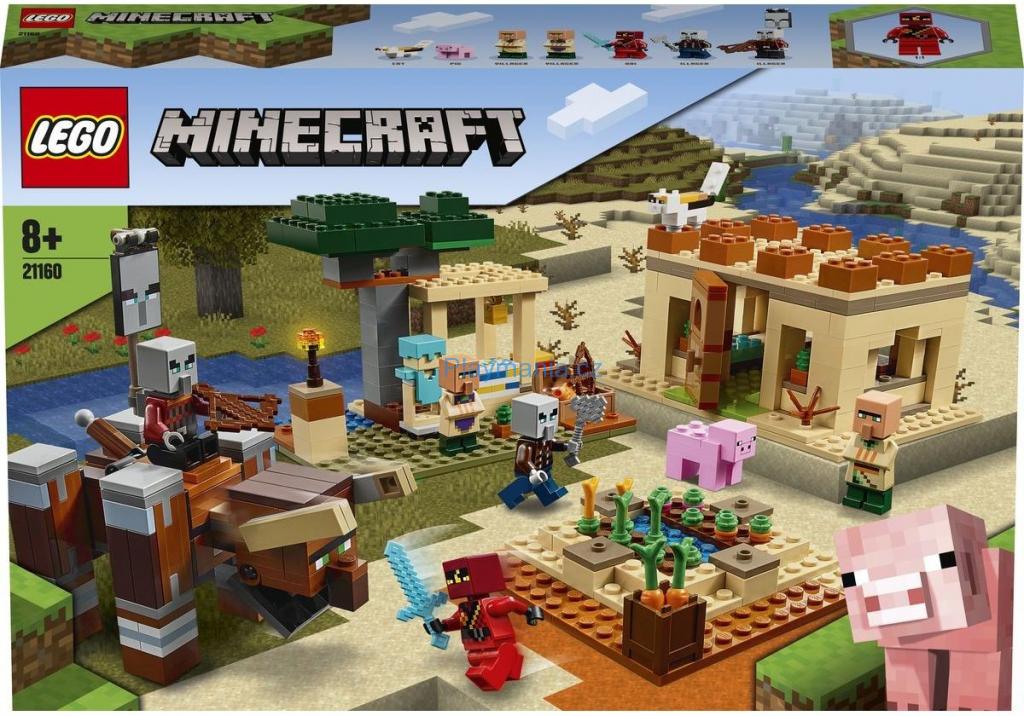 LEGO ® Minecraft 21160 Útok Illagerů