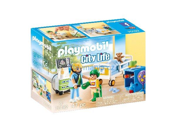 PLAYMOBIL ® 70192 DĚTSKÝ NEMOCNIČNÍ POKOJ