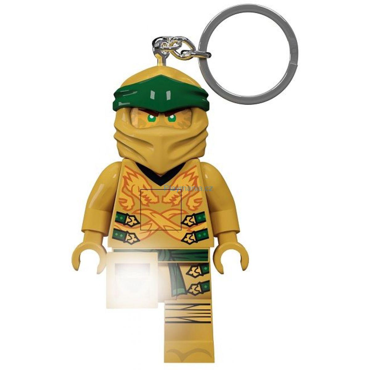 LEGO Ninjago Legacy Přívěšek na klíče Zlatý Ninja svítící figurka