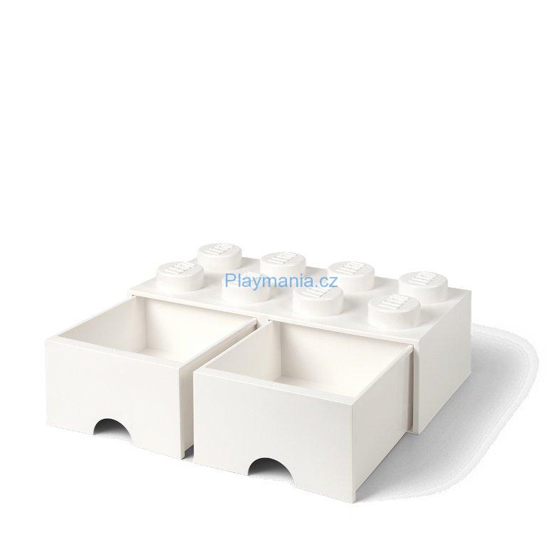 LEGO 4006 úložný box 8 s šuplíky bílá