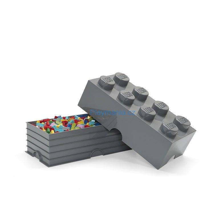 LEGO 4004 úložný box 8 tmavě šedá