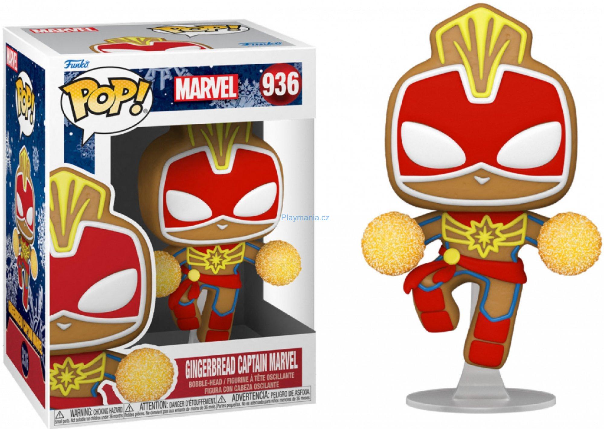 Funko Pop! Marvel Gingerbread Captain Marvel (936)