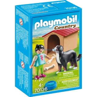 PLAYMOBIL 70136 Švýcarský salašnický pes v boudě